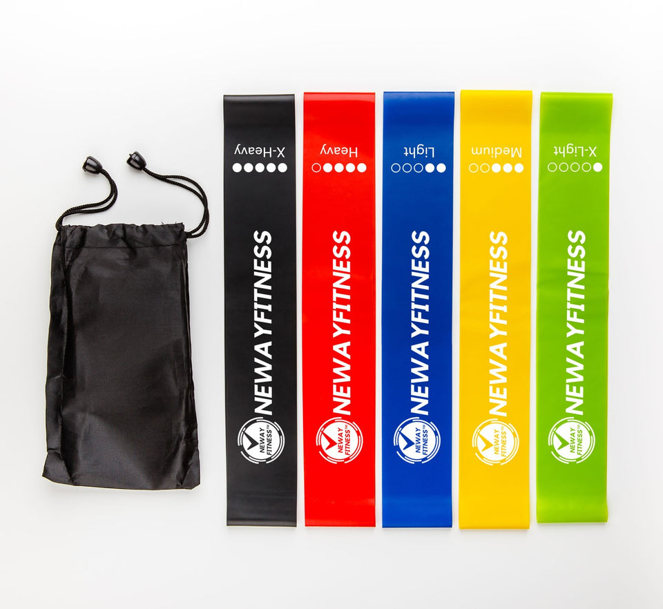 Neway Fitness Resistance Loop Band (Set of 5)
